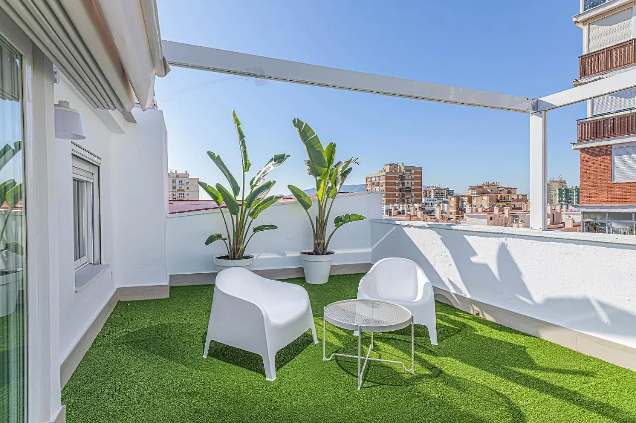 Wintowinrentals Exclusivo Atico Cerca De La Playa. مالقة إسبانيا